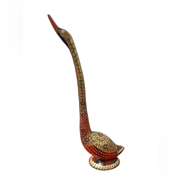 Brass Duck Pair Statue in Gold Color 5.3 lbs - Picture 5 of 13